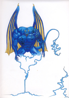 demon bande dessine art de la rue