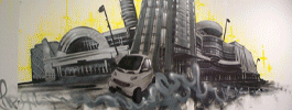 diaporama photo murale graffiti hiphop artiste arpi hotel alt