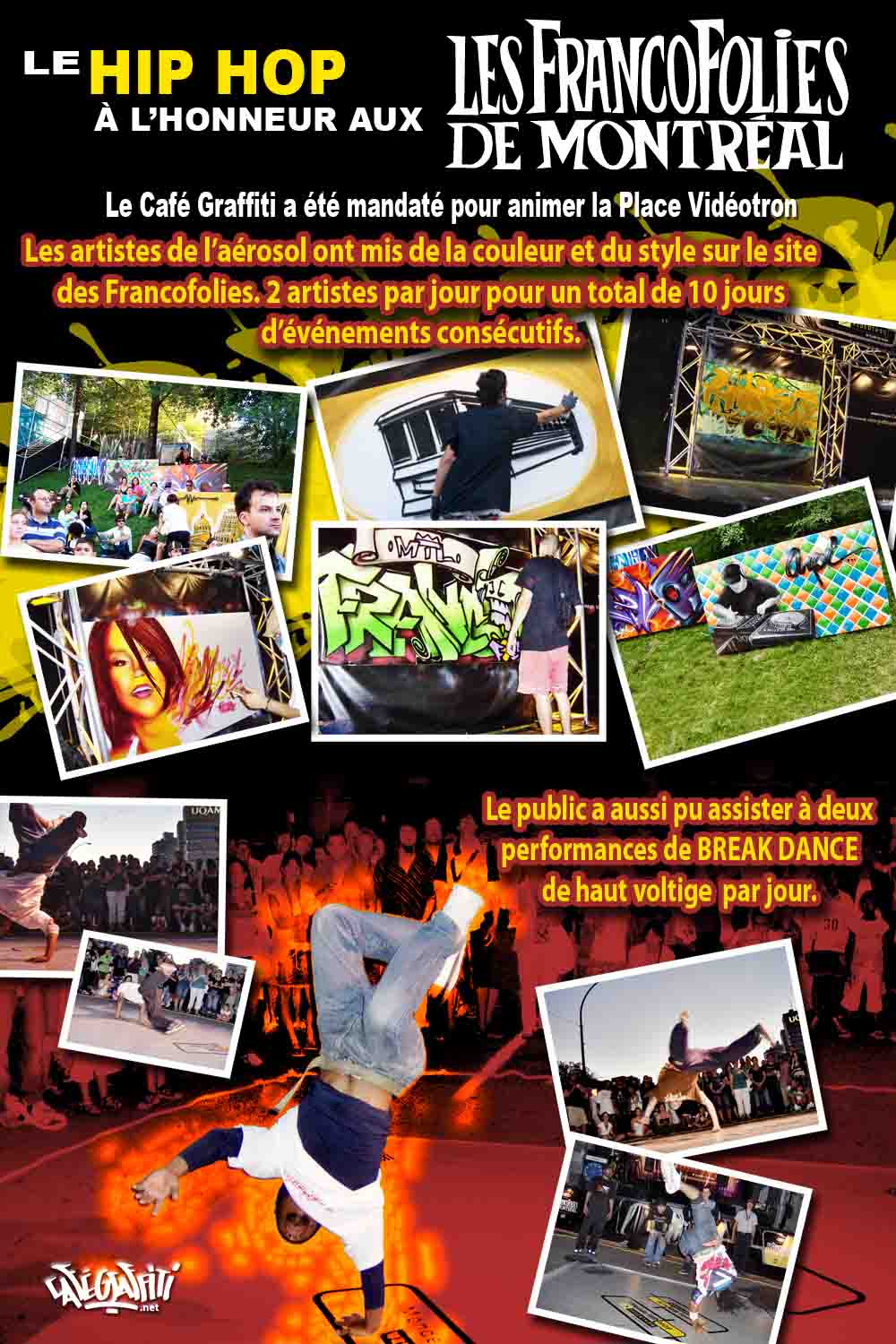 affiche-art-mural-francofolies-de-montreal Affiche Art mural Francofolies de Montréal