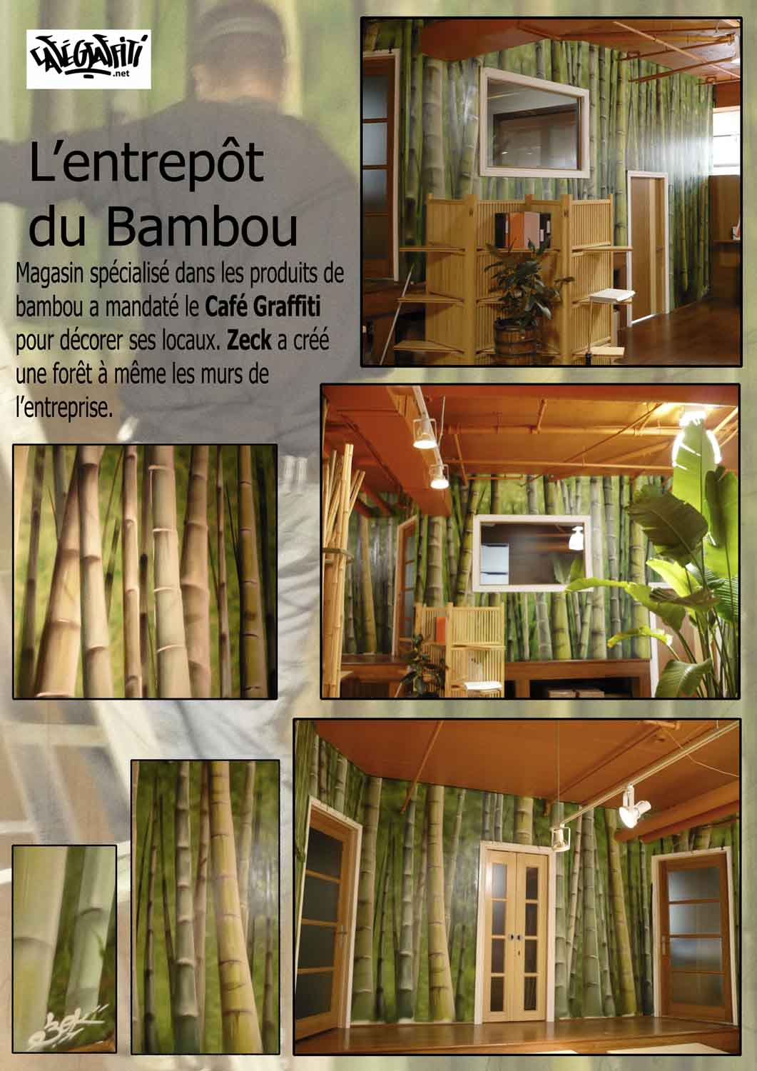 Affiche murale Entrepôt du bambou