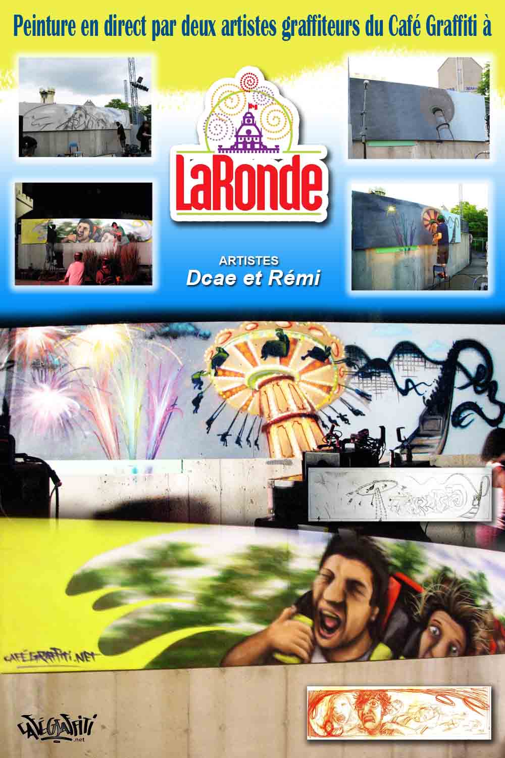 Affiche murale graffiti La Ronde
