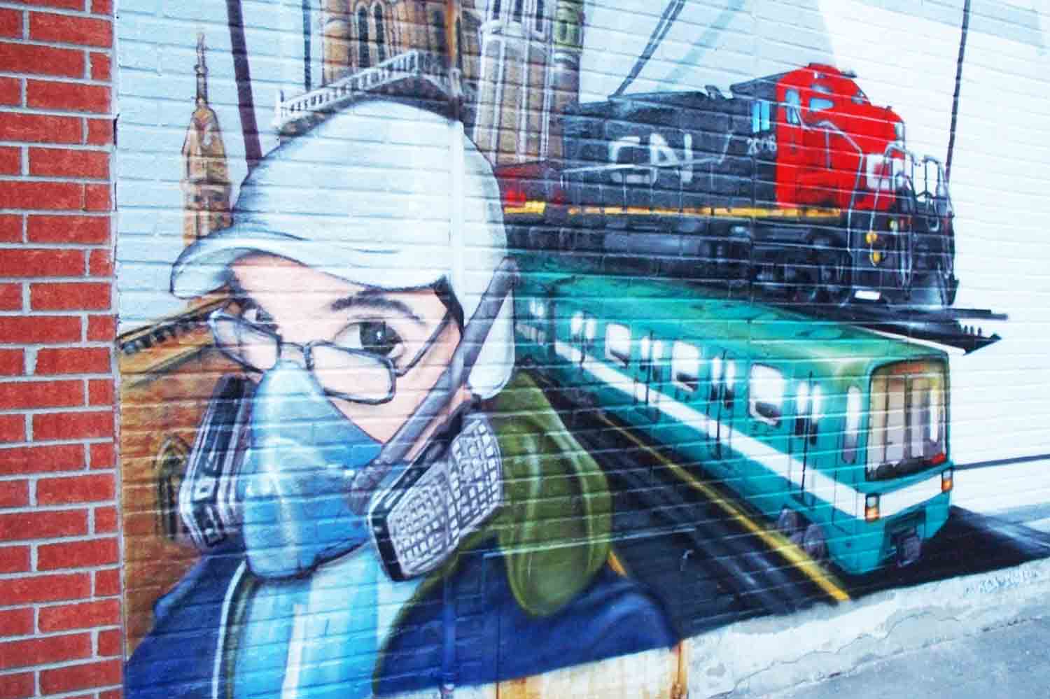 mural émission des kiwis et des hommes