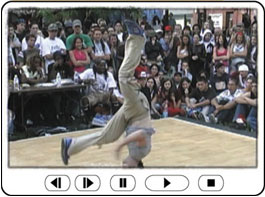Spectacle breakdance